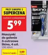 Biedronka Skino Maszynki do golenia 3-ostrzowe oferta