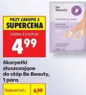 Biedronka Skarpetki złuszczające do stóp Be Beauty, 1 para oferta