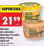 Biedronka Maska do włosów Garnier Fructis Hair Food oferta