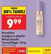 Biedronka Korektor kryjący w płynie Niuqi Liquid Camouflage oferta