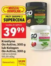 Biedronka Kreatyna Go Active, 300 g lub Kolagen Go Active oferta