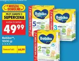 Biedronka Bebiko, mleko modyfikowane oferta