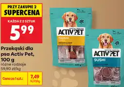 Biedronka Przekąski dla psa Activ Pet oferta
