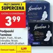 Biedronka Podpaski Femina oferta