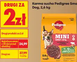 Biedronka Karma sucha Pedigree Small Dog oferta