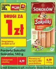 Biedronka Parówki Sokoliki Sokołów oferta