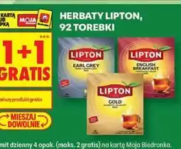 Biedronka Herbaty Lipton, 92 torebki oferta
