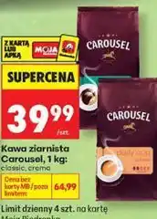 Biedronka Kawa ziarnista Carousel, 1 kg: classic, crema oferta