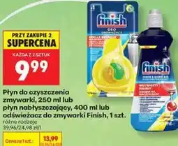 Biedronka Płyn do czyszczenia zmywarki lub płyn nabłyszczający Finish oferta