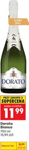 Biedronka Dorato Bianco Wino musujące słodkie białe oferta