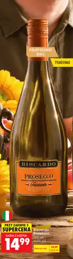 Biedronka Biscardo Prosecco oferta