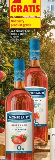 Biedronka Wino bezalkoholowe Monte Santi Frizzante / Zante oferta