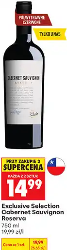 Biedronka Exclusive Selection Cabernet Sauvignon Reserva oferta