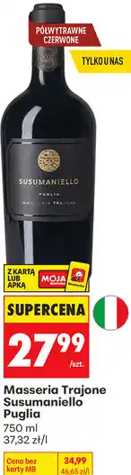 Biedronka Masseria Trajone Susumaniello Puglia oferta