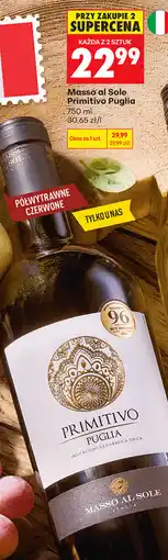 Biedronka Masso al Sole Primitivo Puglia oferta