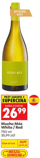 Biedronka Mucho Más White / Red oferta