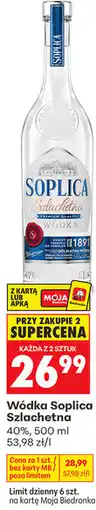 Biedronka Wódka Soplica Szlachetna oferta
