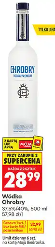 Biedronka Wódka Chrobry oferta
