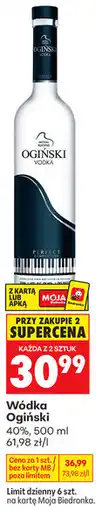Biedronka Wódka Ogiński oferta
