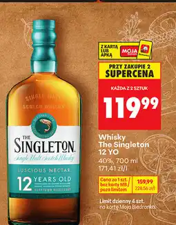 Biedronka Whisky The Singleton 12 YO oferta