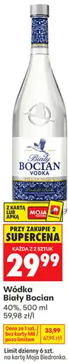 Biedronka Wódka Biały Bocian oferta