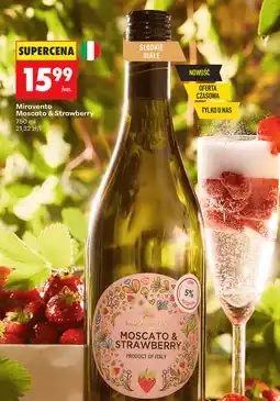 Biedronka Słodkie białe wino Miravento Moscato & Strawberry oferta