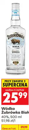 Biedronka Wódka Żubrówka Biała oferta