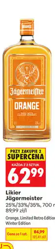 Biedronka Likier Jägermeister Orange oferta