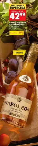 Biedronka Brandy Napoleon Recherché Pons oferta