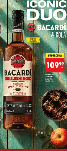 Biedronka Bacardí Spiced Premium Spirit Drink 35% oferta