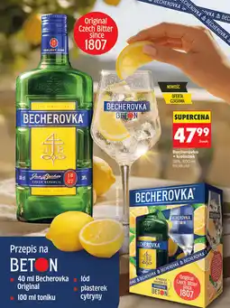 Biedronka Becherovka + kieliszek oferta