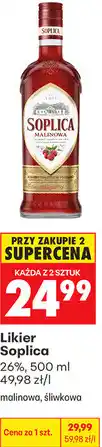 Biedronka Likier Soplica malinowa, śliwkowa oferta