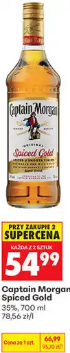 Biedronka Captain Morgan Spiced Gold oferta