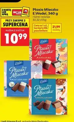 Biedronka Ptasie Mleczko E.Wedel oferta