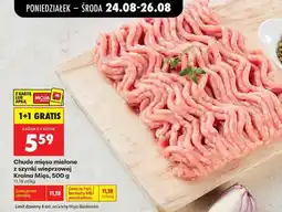Biedronka Chude mięso mielone z szynki wieprzowej Kraina Mięs oferta