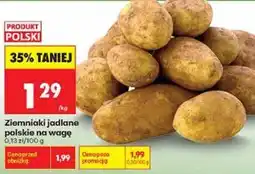Biedronka Ziemniaki jadlane polskie na wagę oferta