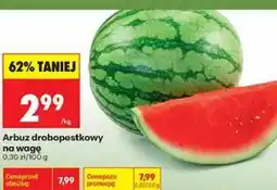 Biedronka Arbuz drobnowpestkowy na wagę oferta