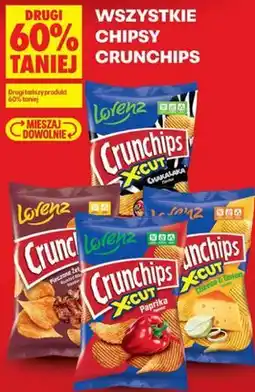 Biedronka Wszystkie chipsy Crunchips oferta