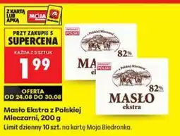 Biedronka Masło Ekstra z Polskiej Mleczarni oferta