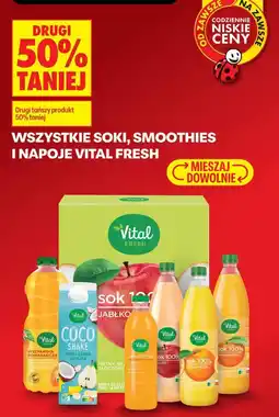 Biedronka Wszystkie soki, smoothies i napoje Vital Fresh oferta