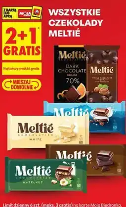 Biedronka Wszystkie czekolady Meltié oferta