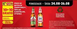 Biedronka Piwo w butelce zwrotnej Kasztelan, Żywiec oferta