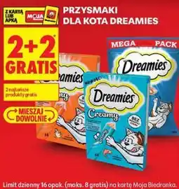 Biedronka Przysmaki dla kota Dreamies oferta