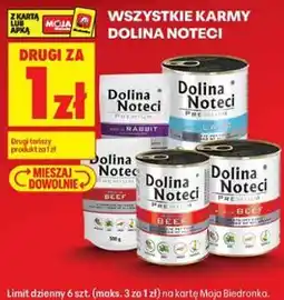 Biedronka Wszystkie karmy Dolina Noteci oferta