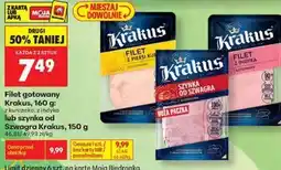 Biedronka Filet gotowany z kurczaka, z indyka lub szynka od Szwagra Krakus oferta
