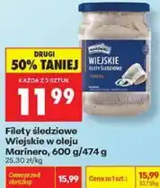 Biedronka Filety śledziowe Wiejskie w oleju Marinero oferta