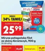 Biedronka Miruna patagońska filet ze skórą Abramczyk oferta