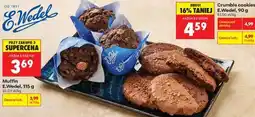 Biedronka Muffin E.Wedel, 115 g i Crumble cookies E.Wedel, 90 g oferta