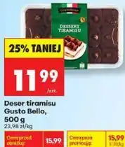 Biedronka Deser tiramisu Gusto Bello oferta