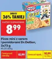 Biedronka Pizza mini z serem i pomidorami Dr.Oetker oferta